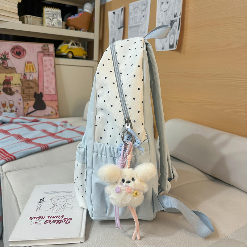 College Style Women's Backpack Colored Student Schoolbag Lightweight Backpack