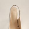 Beige Yellow Women Slingback Sandals Slingback Pointed Toe High Heel Small Big Size 32 46