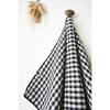 Lot de 2 essuie-mains "Vickie" 50 x 70 cm Tissé teint "Gaze de Coton" l'Effet Papillon