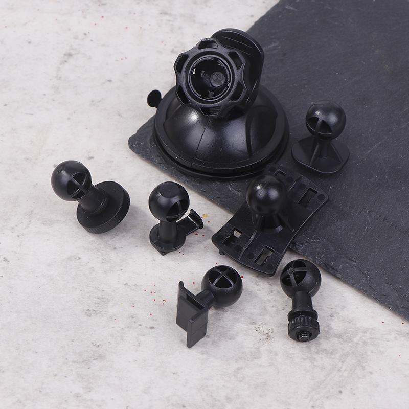 1Set Car Suction Cup For Dash Cam Holder Vehicle Video Recorder With 6 Types Adapter Car Drive Recorder Bracket Suction Cup Base