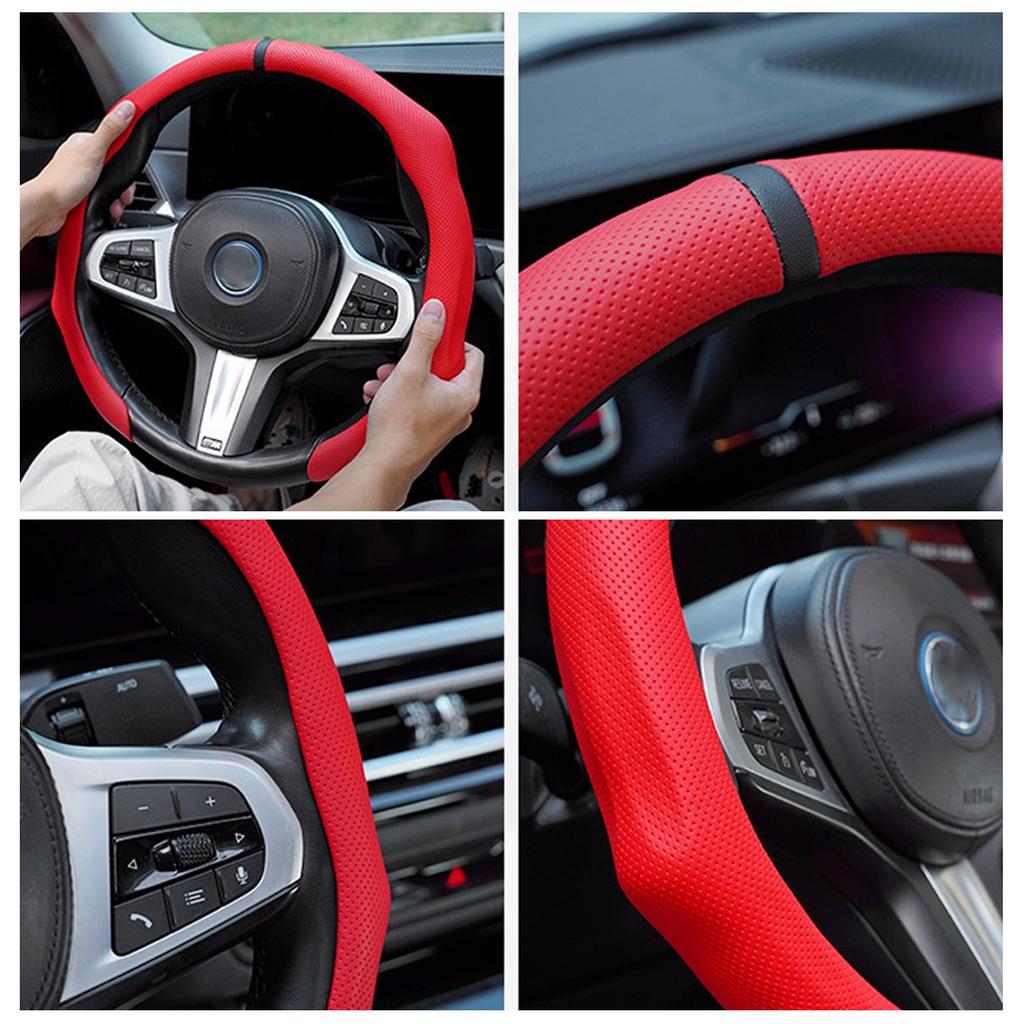 Breathable Car Steering Wheel Cover Booster Protective Cover For Honda Accord Civic Fit CRV HRV Jazz Odyssey Car Accessories