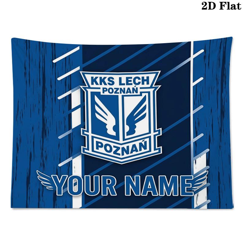 Custom Name Lech Poznan2 Printed Tapestry – Wall Hanging for Bedrooms, Dorms, and Home Decor