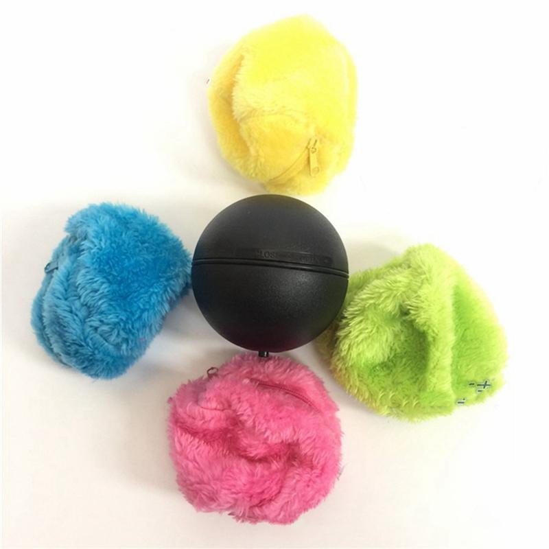 Plush Pet Dust Removal Automatic Rolling Ballpet Electric Ball Dog Plush Ball Happy And Energized