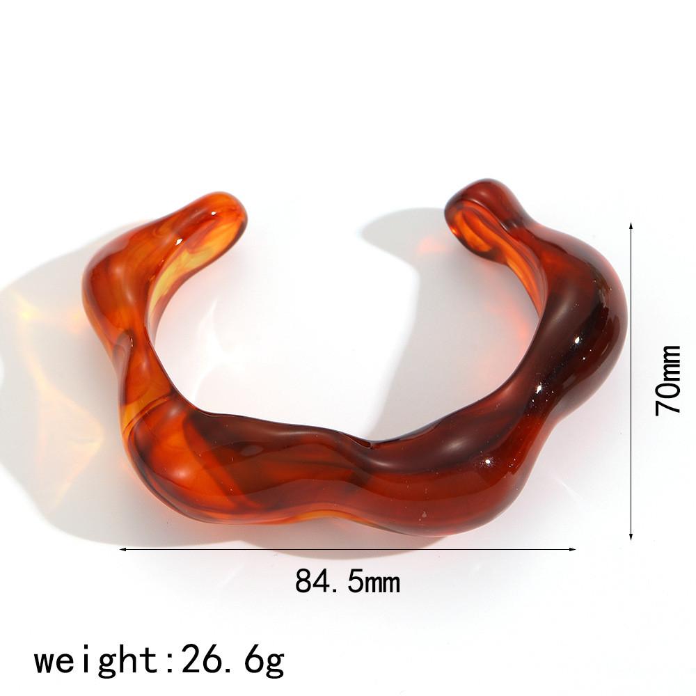 

Geometric Resin Stainless Steel Earrings For Women Fashion Jewelry Gift StyleL