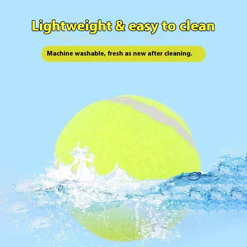 Pet Toy Tennis Dog Grinding Teeth Rebound Elastic Ball Outdoor Training Ball Interactive Toy Puppy
