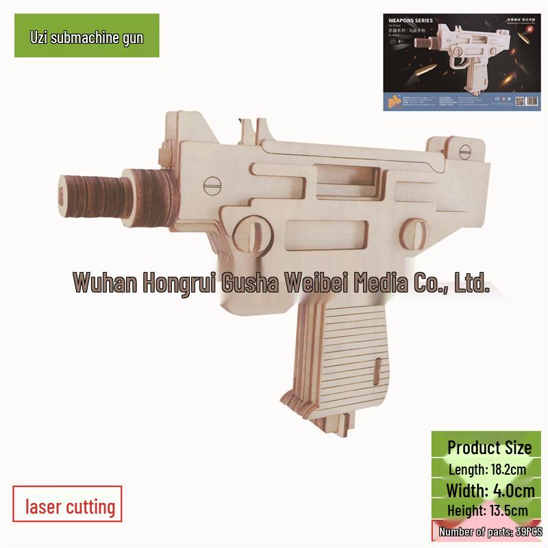 3D DIY Wooden Jigsaw Puzzle Model - Laser Cut Building Set