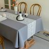 Cotton And Linen Fabric Tablecloth High-End Coffee Table Cloth Simple Modern Dining Table Cloth Rectangular Tablecloth