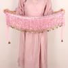 Belly Dance Waist Chain Boho Sequin Tassel Waist Belt Indian Dance Hip Scarf Jazz Dance Show Costumes With Dangling Sequins