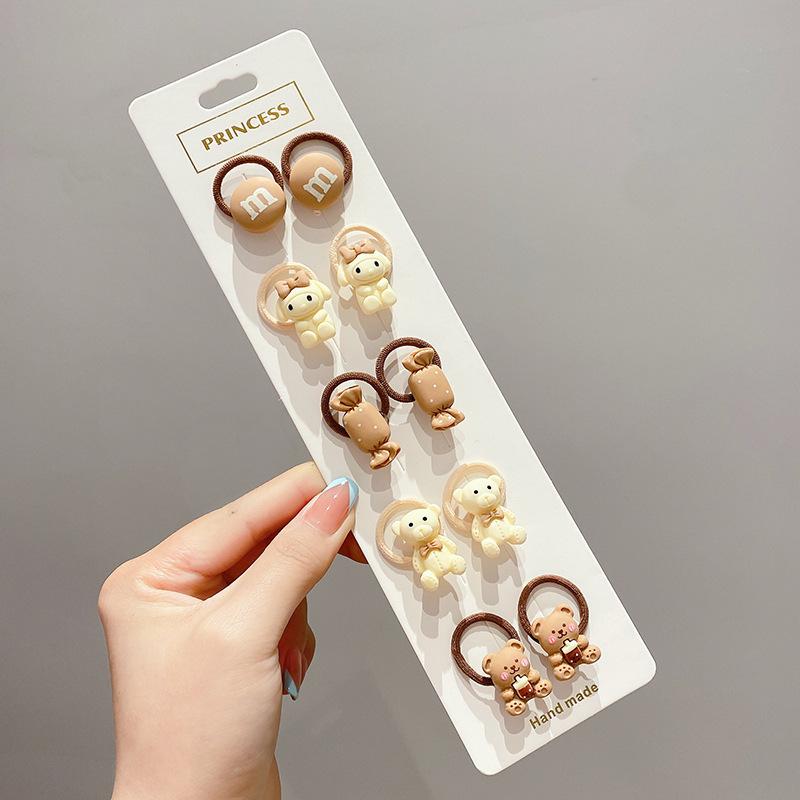 1PACK/10 Cute Girls Headband Gifts for Girls Cartoon Animals Flower and Fruit Decorative Headband Decorative Hair Accessories Set Holiday Gifts