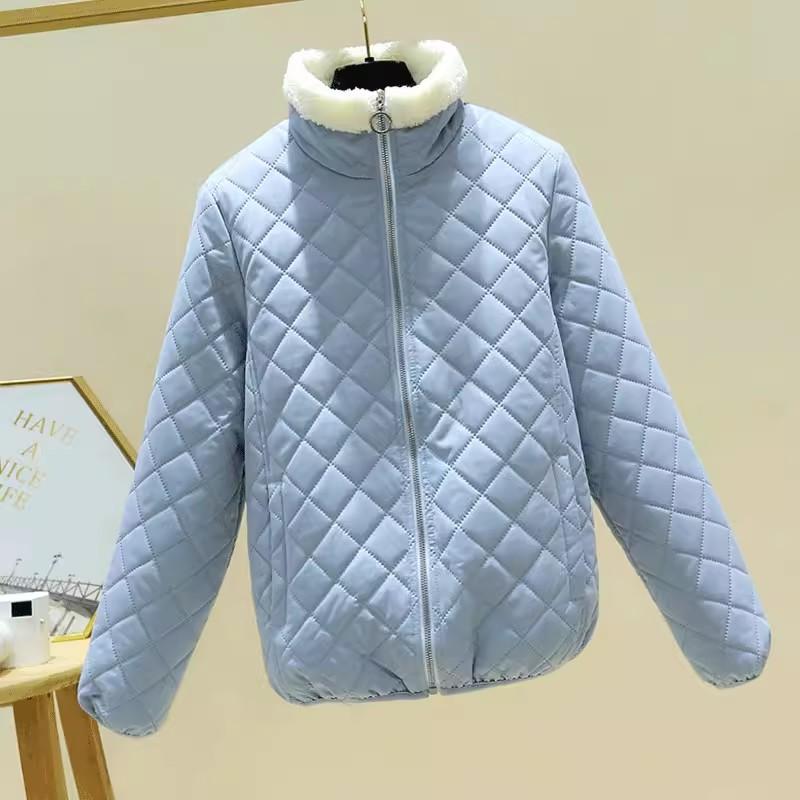 Women Jacket Black New Winter Female Korean Fleece Cotton Outcoat Padded Jacket Women Coat Thicken Hooded Parka Ladies