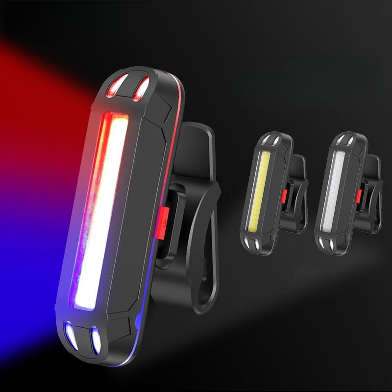 Enhanced Visibility USB Rechargeable LED Bike Rear Light Perfect for Night Riders