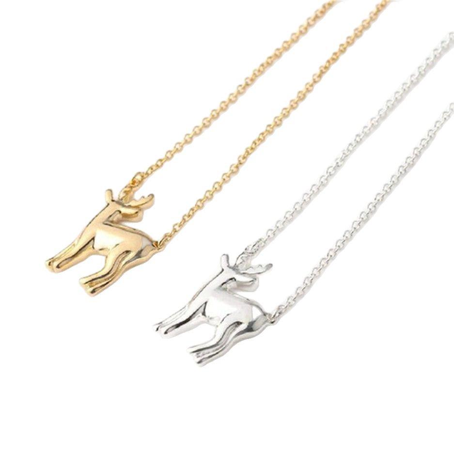 Schattig Hinde & Eland Gewei Bedelarmband - Geluks Amulet Herten Sieraden