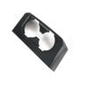 ABAIWAI For Ford F150 F-150 2015- ABS  Autobon Fiber Auto Rear row seat center Water Cup Holder Cover Trim Interior Styling