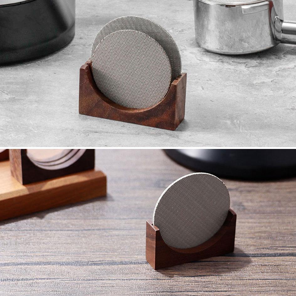 Coffee Filter Screen Stainless Portafilter Puck Screen Reusable Filter Mesh Screen for Espresso Coffee Machine 51/53.5/58.5 MM