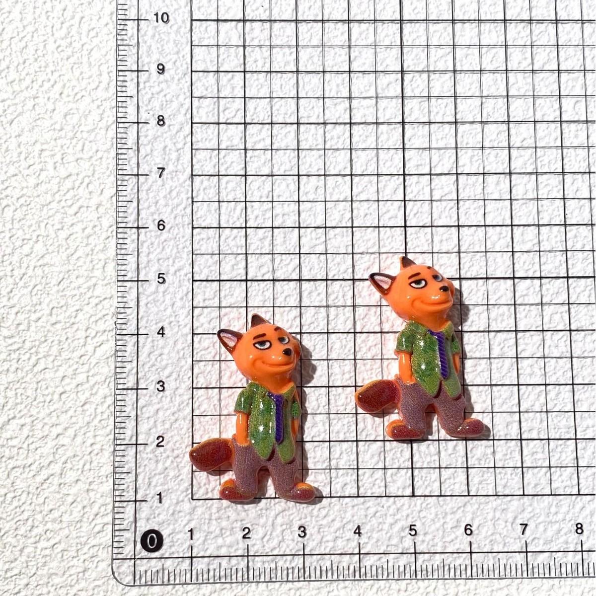 

Cartoon Zootopia Resin Accessories Diy Keychain Fridge Magnet Cream Glue Phone Case Decoration Custom Handmade Craft Supplies
