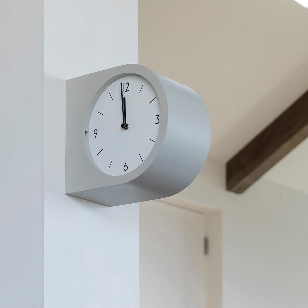 Interform Wall Clock Mated Gray CL-4462GY