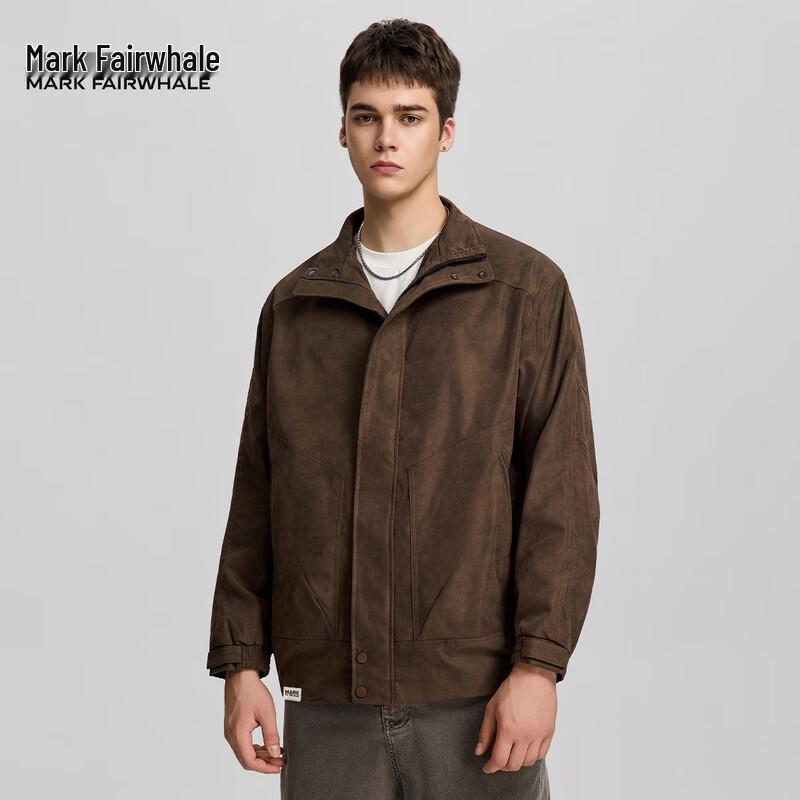 Mark Fairwhale Herren Amerikanische Retro Lammwolljacke
