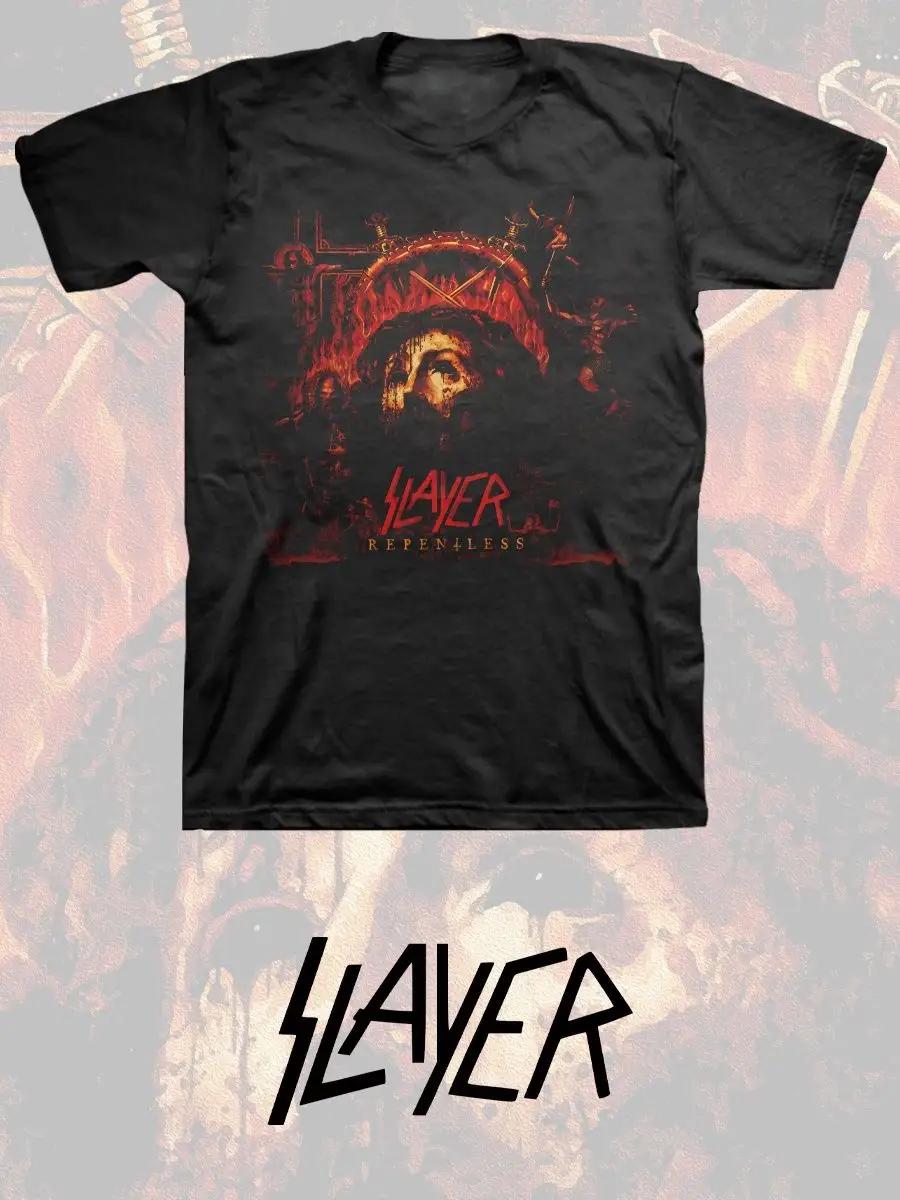Slayer Band Print T-shirt L