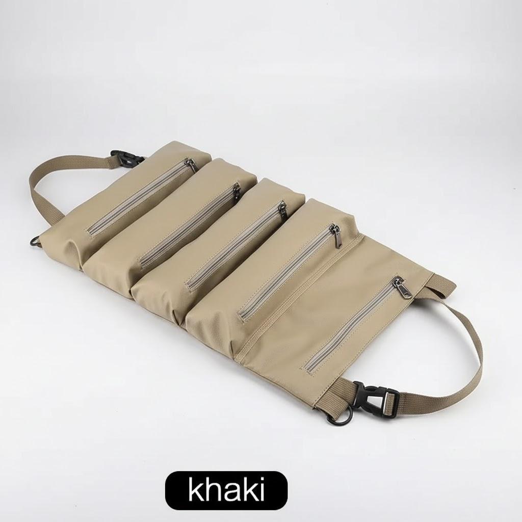 

Multifunctional Tool Bag Organizer Pouch Zipper Carrier for Automotive Repair Tools Hanging Storage Solutions хакі