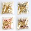 100/50 Pezzi Spiedini Usa e Getta in Bambù Bianco Perla per Matrimonio, Stuzzicadenti in Legno per Cocktail, Spiedini Forchetta per Frutta e Snack, Stoviglie per Feste di Matrimonio
