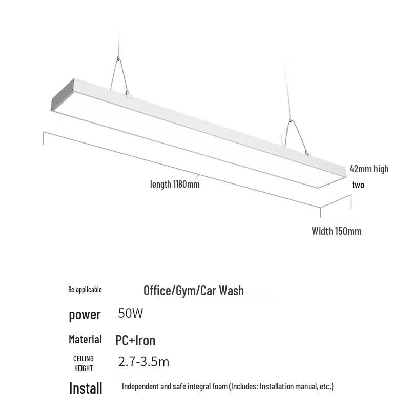 NVC LED Linear Suspension Light
