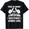 I Love My Brother Vintage Funny T Shirts Men Women Pure Cotton Humor Streetwear Tee Shirt Short Sleeve Unisex Loose Clothing