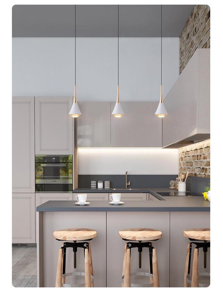 Minimalist Italian-Style Adjustable Pendant Light for Bedroom, Entryway, or Dining Room.