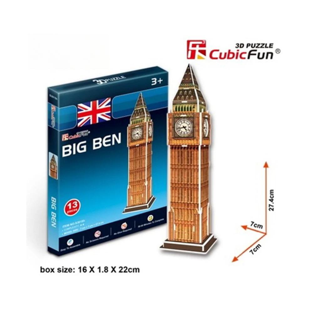 3d Puzzle London Big Ben Paper Model Diy Handmade Creative Gift Kids Educational Toys Hot Sale Regular Version T2