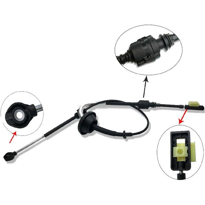 5L3Z7E395BA Automatic Transmission Shift Cable Replacement for Ford F-150 2005–2008 4.2L 4.6L 5.4L V6 V8, 4R70W, Replace 5L3Z-7E395-BA 5L3Z7E395AA