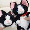 Animal Curly Cat Plush Toy Keychain Wrist Pad German Curly Cat Plush Doll  Birthday Parties