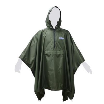 OUTDOOR PRODUCTS Waterproof Rain Poncho, Versatile, 5-in-1, One Size Fits Most (145-185cm), Khaki