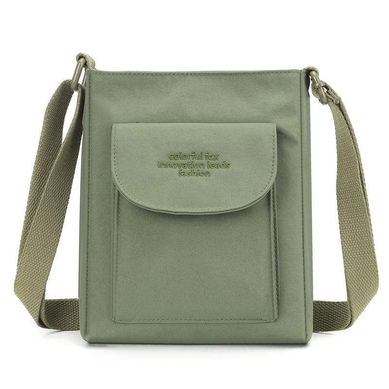 Shoulder bag casual versatile simple messenger bag women's leisure commuting printable mobile phone bag