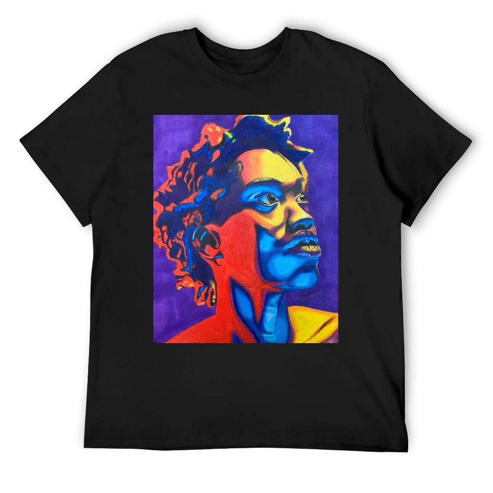 

Neon Portrait T-Shirt new edition baggy shirts boys animal print oversizeds sweat shirts, men 4XL