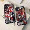 Persona 5 Matte Protective Case for iPhone 16 15 14 13 12 11 Pro Max X XS MAX Protection Case
