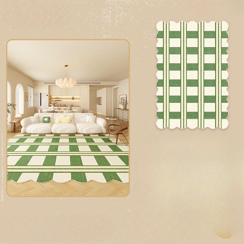Irregular Shapes Carpets for Living Room Thick Anti-slip Lounge Mat Fluffy Soft Study Rug Cream Style Bedroom Decor Plush Carpet