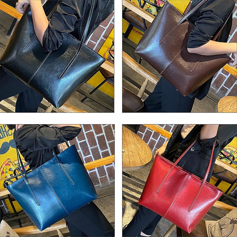 [FSD.WG] Tote Bag Ladies Business Bag Italian Cowhide Large Capacity 2way Handbag Shoulder Bag Shoulder Bag A4 Ladies' Bags Job Hunting Commute