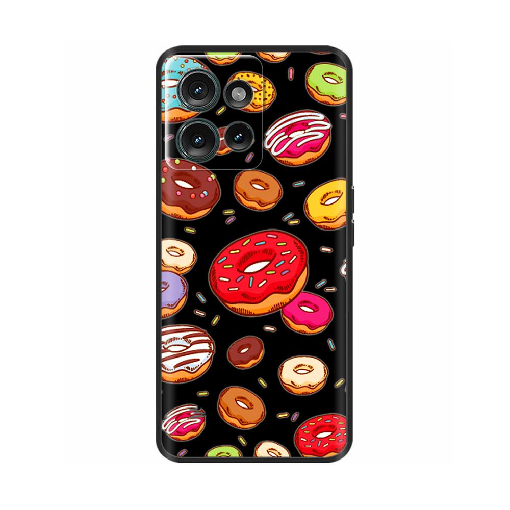 Black Case For Motorola MOTO Edge 50 5g Back Cover Phone Case For MOTO Edge 50 Edge50 Soft Silicone Bumper Shockproof Para Coque