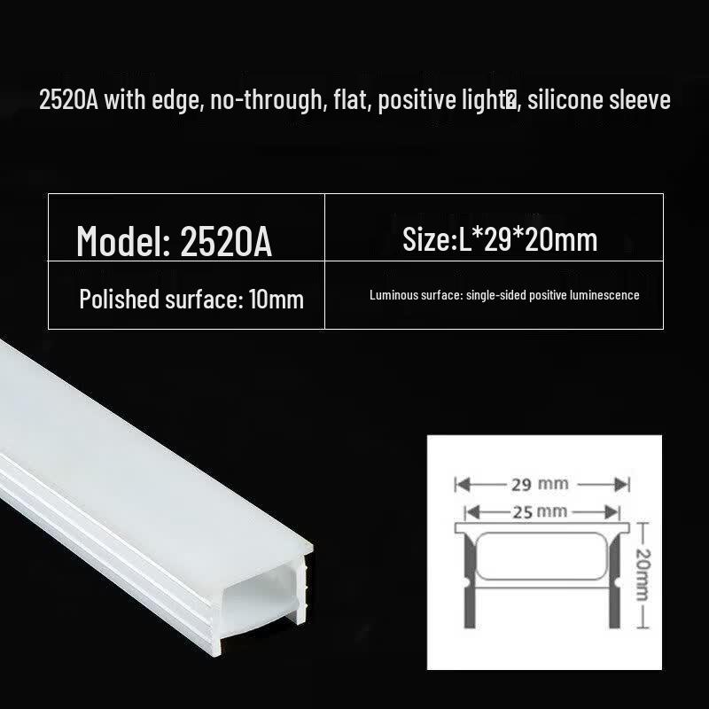

Flexible 220V Silicone Embedded LED Linear Strip Light
