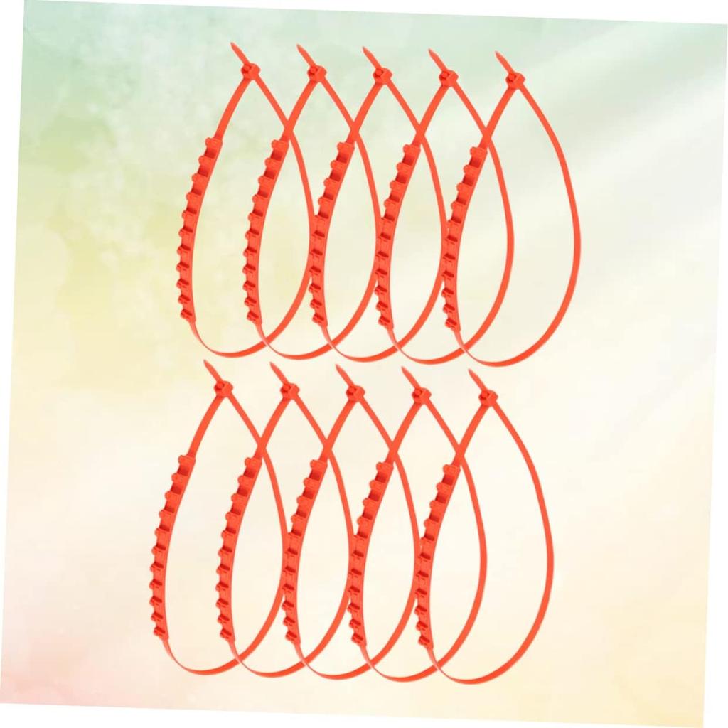 PRETYZOOM 10-Piece Tire Chain Set Sturdy Nylon Anti-Skid Snow Chains for Cars and SUVs Essential for Winter Driving and Emergency Traction on Snow