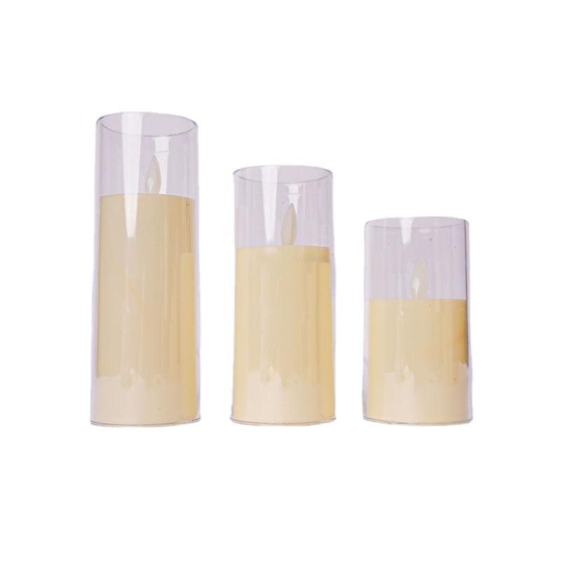 Electronic Flameless LED Candle Light Bright Battery Operated Lamp with Realistic Flame Christmas Holiday Wedding Home