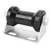 5 Inch Rubber Boat Trailer Roller with Steel Bracket Keel Roller Assembly Kit for Replacement