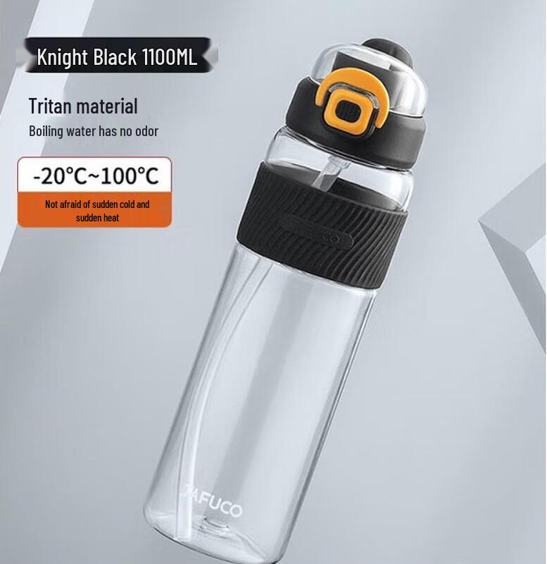 TAFUCO Large Capacity Dual-Drink Sports Water Bottle