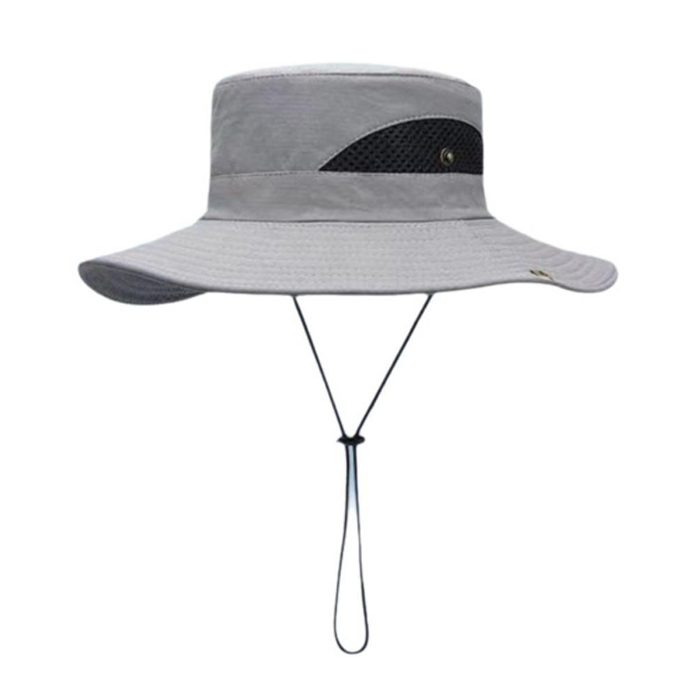 Breathable Fisherman s Hat Anti-UV Bucket Hats Casual Warehouse Hat Summer