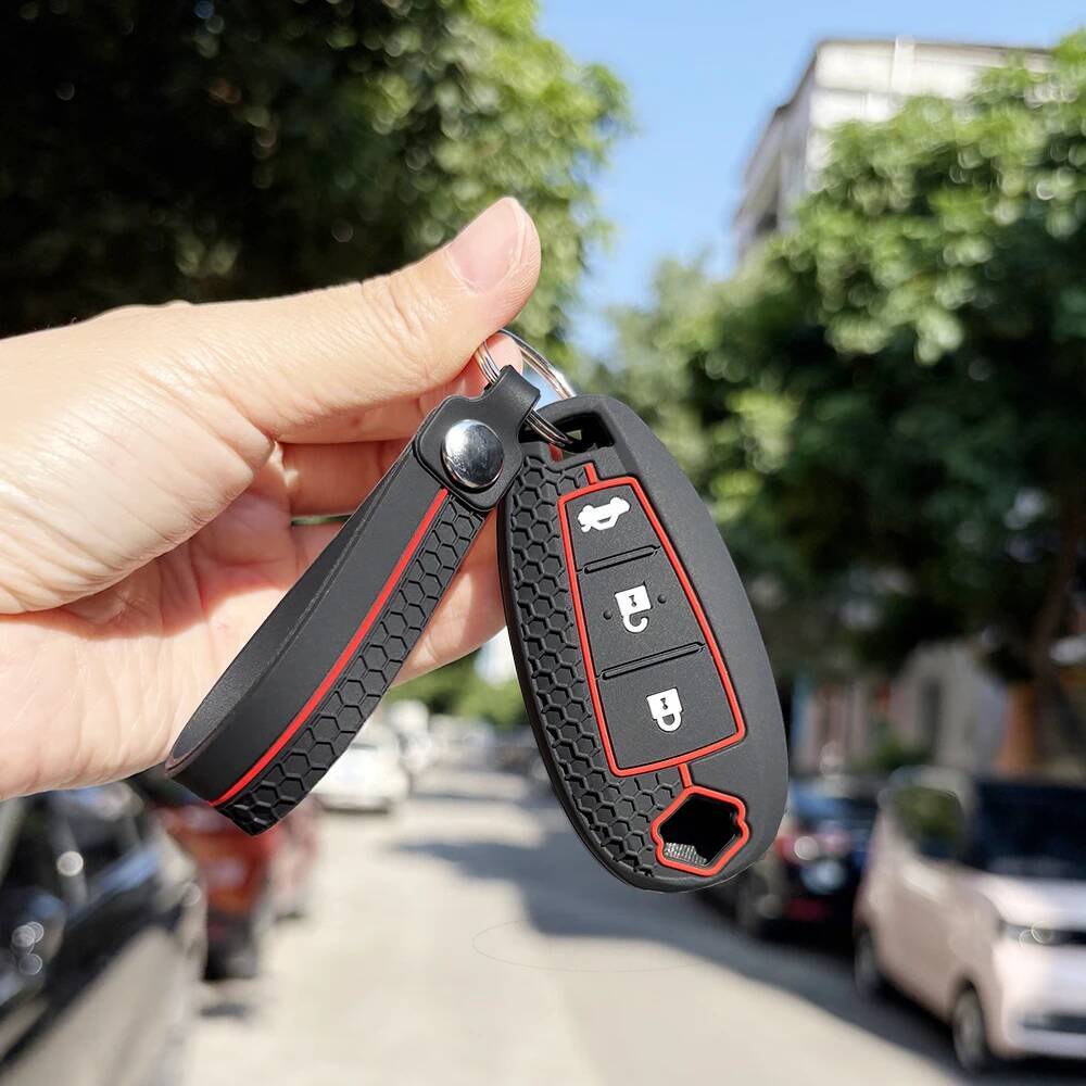 Soft Key Case Shell Fob For Suzuki Vitara Swift Ignis Kizashi Sx4 Baleno Ertiga Samurai S-Cross Accessories Key Holder Key Caps