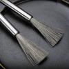 3pcs Stainless Steel Pan Brush Long Handle Strong Decontamination Convenient Fast Sink Stove Kitchen Accessories.