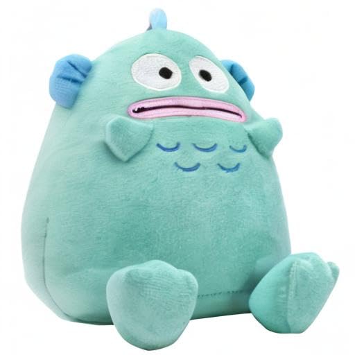 Morishita Sanrio Hangyodon Smartphone Stand 15cm Plush Vertical Horizontal Support Cute Green Pillow