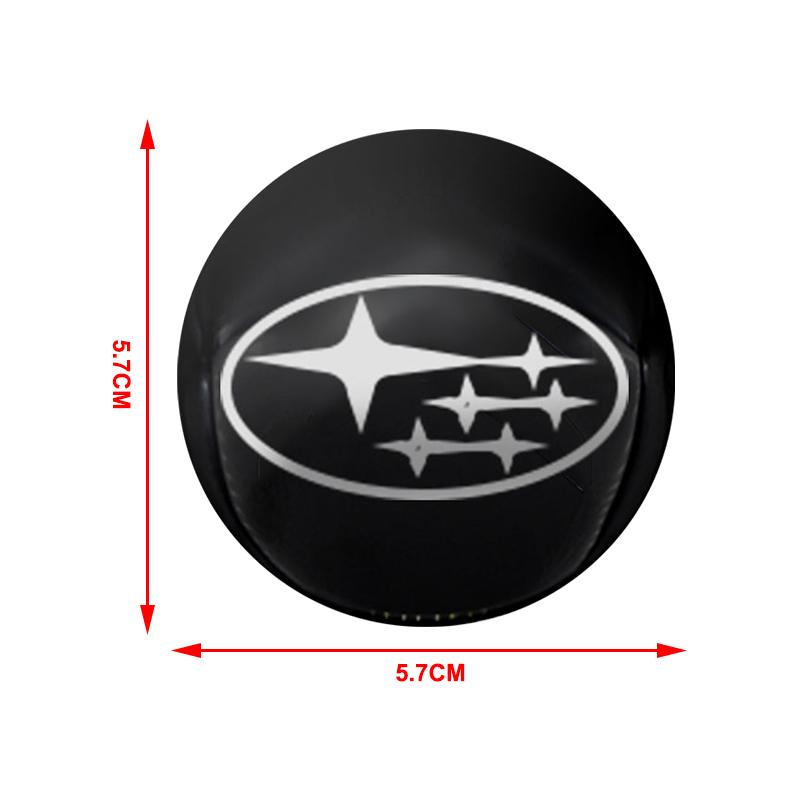 4PCS 56mm Car hub cover Wheel Center Stickers Hub Decals for Subaru WRX BRZ DRL XV STI Outback Legacy Forester Impreza Tribec VV333