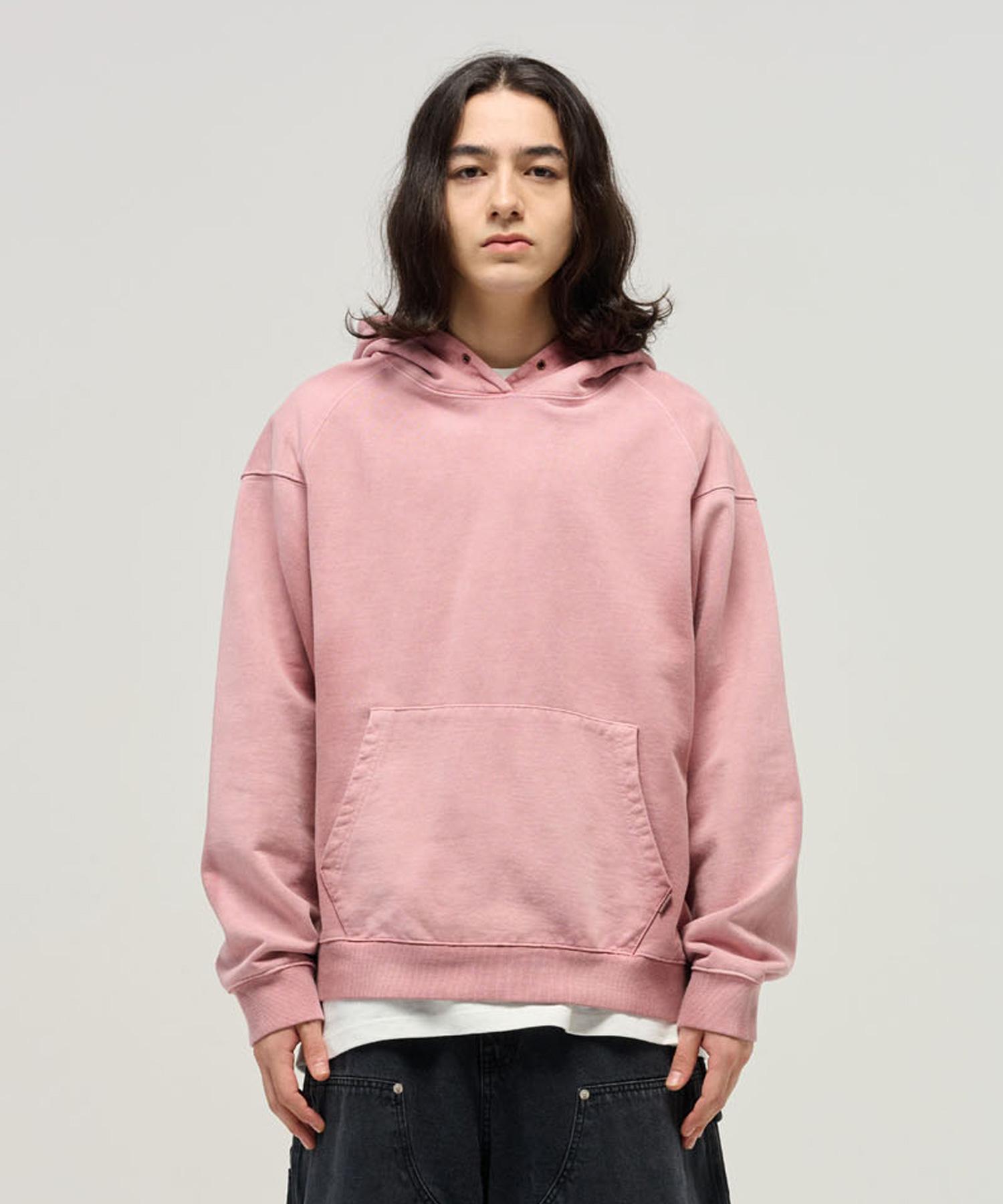 Nyp Uneven Dyed Hoodie (Salmon) 2