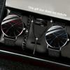 5pcs/set, Men's Watch Set, Men's Casual Quartz Watches Pointer, Watch, Necklace, Bracelet, Ring, Ideal Gift for Men