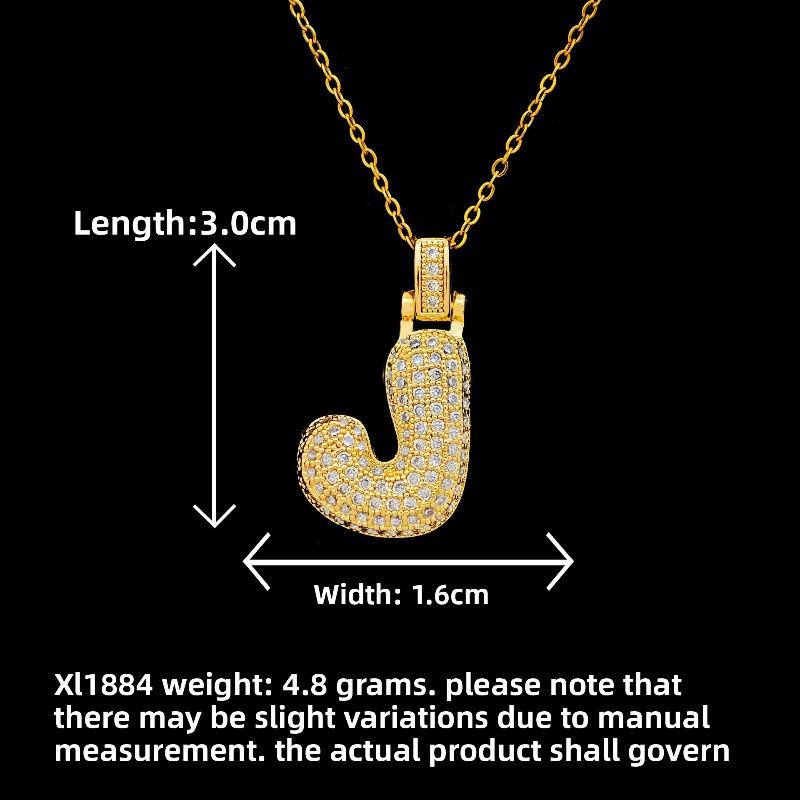 New Style Necklace Featuring Trendy Letter Design In Bold Font, with A Luxurious and Exclusive Look, Suitable for Sophisticated Accessories.